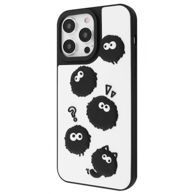 Чохол WAVE Doodle Case iPhone 15 Pro Max black fluffy