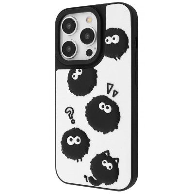 Чохол WAVE Doodle Case iPhone 16 Pro black fluffy