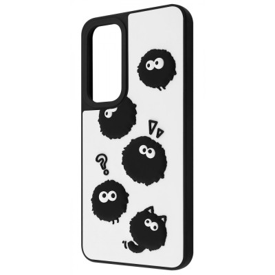 Чохол WAVE Doodle Case Samsung Galaxy A55 black fluffy