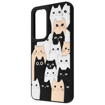 Чохол WAVE Doodle Case Samsung Galaxy S24 FE cats