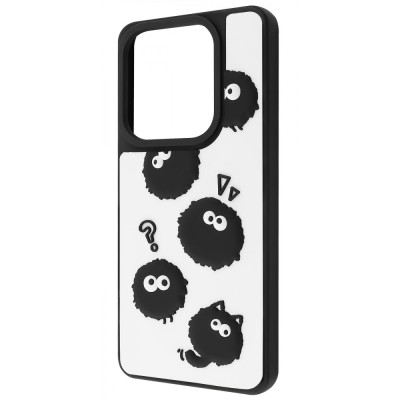 Чохол WAVE Doodle Case Xiaomi Redmi Note 14 5G black fluffy