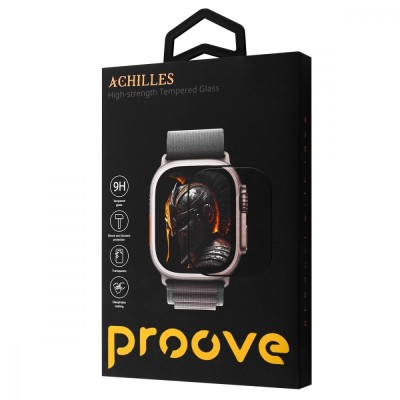 Захисне скло Proove Achilles Apple Watch Ultra/ Watch Ultra 2 49 mm (PGPWU249MM01) Black