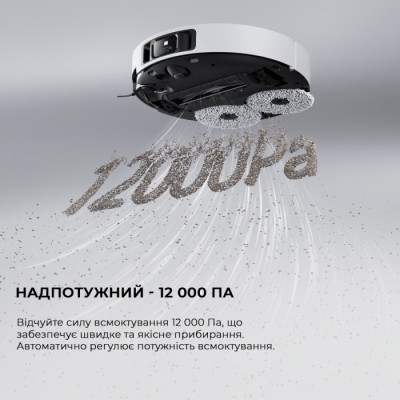 Робот-пилосос Dreame X40 Ultra Complete (RLX63CE-2-Wh) White
