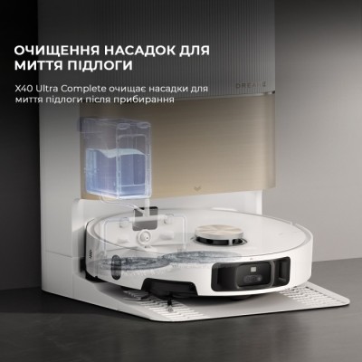 Робот-пилосос Dreame X40 Ultra Complete (RLX63CE-2-Wh) White