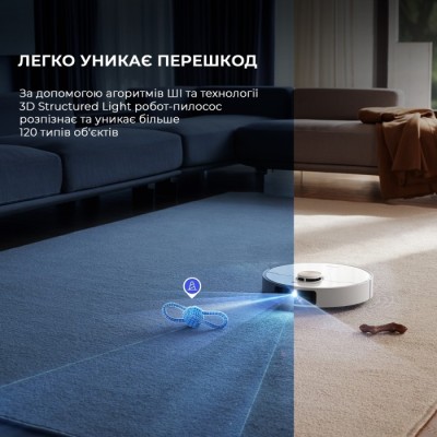 Робот-пилосос Dreame X40 Ultra Complete (RLX63CE-2-Wh) White