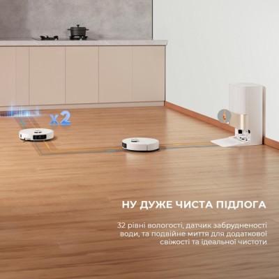 Робот-пилосос Dreame X40 Ultra Complete (RLX63CE-2-Wh) White