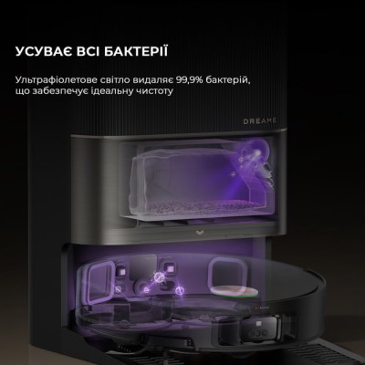 Робот-пилосос Dreame X50 Ultra Complete (RLX85CE-4-BL) Black
