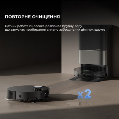 Робот-пилосос Dreame X50 Ultra Complete (RLX85CE-4-BL) Black