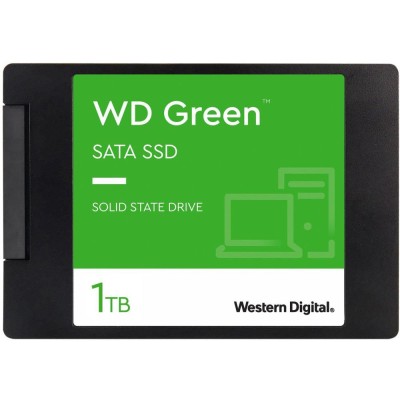 Твердотільний запам’ятовувальний пристрій накопичувач (SSD) SATA 2.5" 1TB SLC 6GB/S GREEN WDS100T3G0A WDC