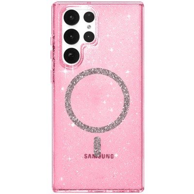 Чохол TPU Eclipse Sparkle (MagFit) для Samsung Galaxy S25 Ultra Pink Чохол TPU Eclipse Sparkle (MagFit) для Samsung Galaxy S25 Ultra Pink