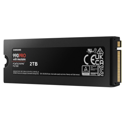 Твердотільний запам’ятовувальний пристрій накопичувач (SSD) G4 M.2 NVME 2TB W/HS 990 PRO MZ-V9P2T0CW SAMSUNG