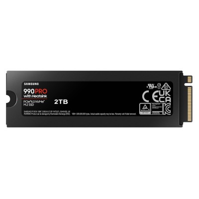 Твердотільний запам’ятовувальний пристрій накопичувач (SSD) G4 M.2 NVME 2TB W/HS 990 PRO MZ-V9P2T0CW SAMSUNG