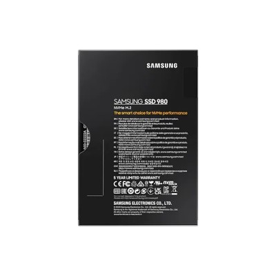 Твердотільний запам’ятовувальний пристрій накопичувач (SSD) M.2 2280 500GB 980 MZ-V8V500BW SAMSUNG Твердотільний запам’ятовувальний пристрій накопичувач (SSD) M.2 2280 500GB 980 MZ-V8V500BW SAMSUNG