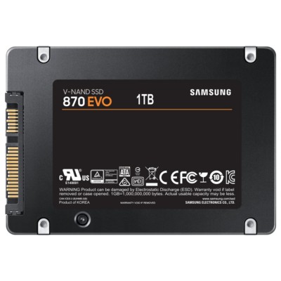 Твердотільний запам’ятовувальний пристрій накопичувач (SSD) SATA2.5" 1TB 6GB/S 870 EVO MZ-77E1T0BW SAMSUNG