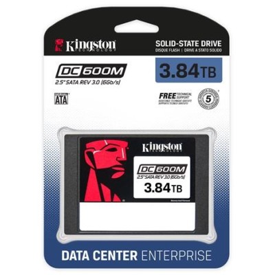 Твердотільний запам’ятовувальний пристрій накопичувач (SSD) SATA2.5" 3.84GB 6GB/S SEDC600M/3840G KINGSTON Твердотільний запам’ятовувальний пристрій накопичувач (SSD) SATA2.5" 3.84GB 6GB/S SEDC600M/3840G KINGSTON
