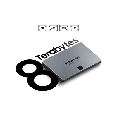 Твердотільний запам’ятовувальний пристрій накопичувач (SSD) SATA2.5" 8TB 6GB/S 870 QVO MZ-77Q8T0BW SAMSUNG Твердотільний запам’ятовувальний пристрій накопичувач (SSD) SATA2.5" 8TB 6GB/S 870 QVO MZ-77Q8T0BW SAMSUNG
