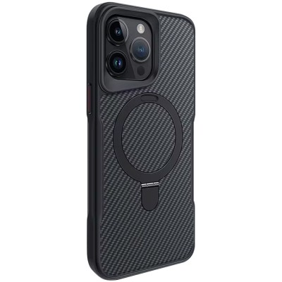 TPU+PC чохол Metal Buttons with MagSafe Carbon Ring для Apple iPhone 14 Pro (6.1") Чорний TPU+PC чохол Metal Buttons with MagSafe Carbon Ring для Apple iPhone 14 Pro (6.1") Чорний