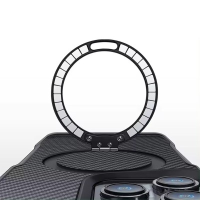 TPU+PC чохол Metal Buttons with MagSafe Carbon Ring для Apple iPhone 14 Pro (6.1") Чорний TPU+PC чохол Metal Buttons with MagSafe Carbon Ring для Apple iPhone 14 Pro (6.1") Чорний