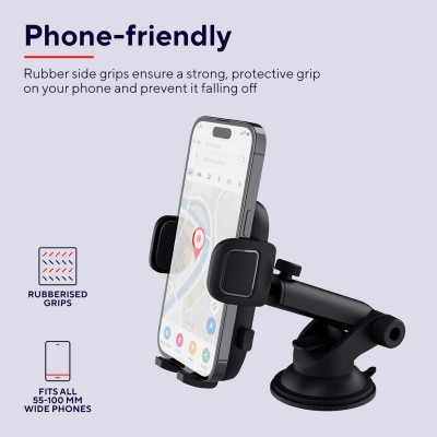 Автомобільний тримач смартфона Trust Runo 4-7", чорний Автомобільний тримач смартфона Trust Runo 4-7", чорний