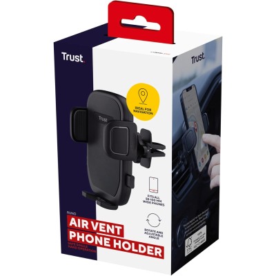 Автомобільний тримач смартфона Trust Runo airvent 4-7", чорний Автомобільний тримач смартфона Trust Runo airvent 4-7", чорний
