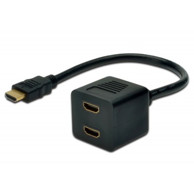 Адаптер DIGITUS HDMI > 2xHDMI (M/F), Full HD (AK-330400-002-S) Адаптер DIGITUS HDMI > 2xHDMI (M/F), Full HD (AK-330400-002-S)
