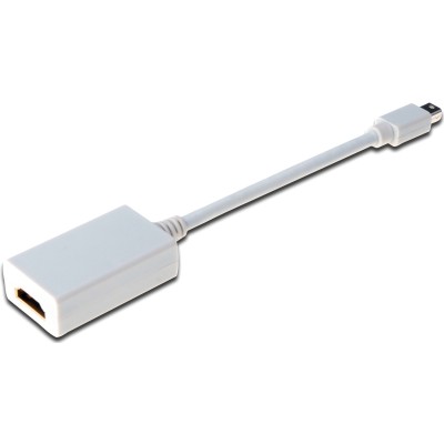 Адаптер DIGITUS miniDisplayPort > HDMI (M/F), Full HD (AK-340404-001-W) Адаптер DIGITUS miniDisplayPort > HDMI (M/F), Full HD (AK-340404-001-W)