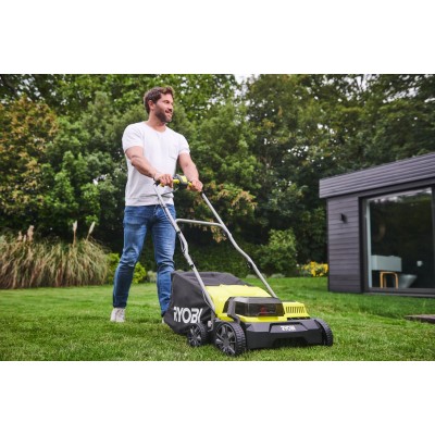 Аератор-скарифікатор акумуляторний Ryobi ONE+ RY18SFX35A-240 18В акб 2х4А·год 35см 55л 10кг Аератор-скарифікатор акумуляторний Ryobi ONE+ RY18SFX35A-240 18В акб 2х4А·год 35см 55л 10кг