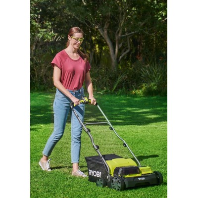 Аератор-скарифікатор акумуляторний Ryobi ONE+ RY18SFX35A-240 18В акб 2х4А·год 35см 55л 10кг Аератор-скарифікатор акумуляторний Ryobi ONE+ RY18SFX35A-240 18В акб 2х4А·год 35см 55л 10кг