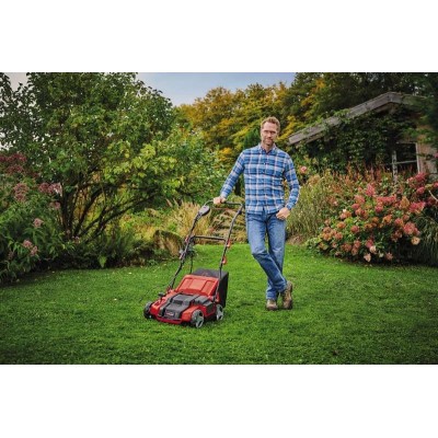 Аератор-скарифікатор електричний Einhell GE-SA 1435/1 1400Вт 35см ножи 16шт 10.18кг Аератор-скарифікатор електричний Einhell GE-SA 1435/1 1400Вт 35см ножи 16шт 10.18кг