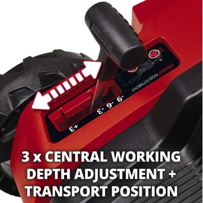 Аератор-скарифікатор електричний Einhell GE-SA 1435/1 1400Вт 35см ножи 16шт 10.18кг Аератор-скарифікатор електричний Einhell GE-SA 1435/1 1400Вт 35см ножи 16шт 10.18кг