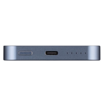 Акумулятор портативний літій-іонний Power Bank 2E Wireless QI 5000мА·год, 20Вт, PD, синій (2E-PB0545-BLUE)