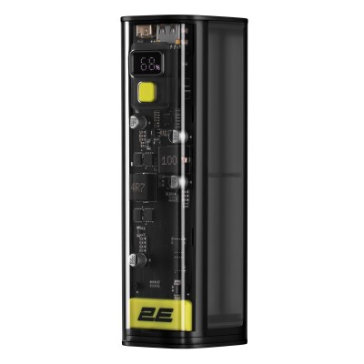 Акумулятор портативний літій-іонний Power Bank 2E Сrystal 24000мА·год, 100Вт (2E-PB7200PD) Акумулятор портативний літій-іонний Power Bank 2E Сrystal 24000мА·год, 100Вт (2E-PB7200PD)