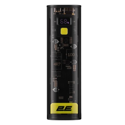 Акумулятор портативний літій-іонний Power Bank 2E Сrystal 24000мА·год, 100Вт (2E-PB7200PD) Акумулятор портативний літій-іонний Power Bank 2E Сrystal 24000мА·год, 100Вт (2E-PB7200PD)