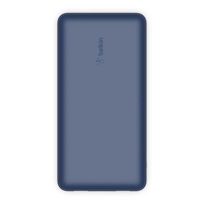 Акумулятор портативний літій-іонний Power Bank Belkin 20000мА·год, 15Вт, 2хUSB-A/USB-C, блакитний Акумулятор портативний літій-іонний Power Bank Belkin 20000мА·год, 15Вт, 2хUSB-A/USB-C, блакитний