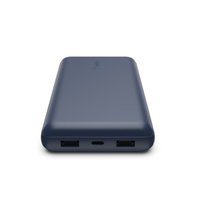 Акумулятор портативний літій-іонний Power Bank Belkin 20000мА·год, 15Вт, 2хUSB-A/USB-C, блакитний Акумулятор портативний літій-іонний Power Bank Belkin 20000мА·год, 15Вт, 2хUSB-A/USB-C, блакитний