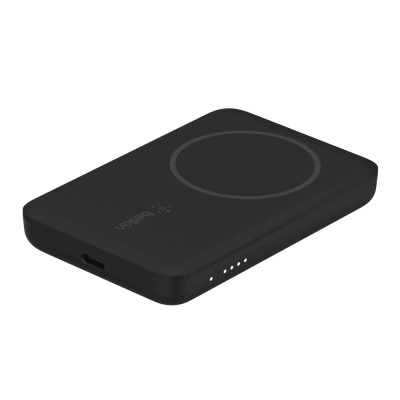 Акумулятор портативний літій-іонний Power Bank Belkin 2500мА·год, 7,5Вт, MagSafe, чорний Акумулятор портативний літій-іонний Power Bank Belkin 2500мА·год, 7,5Вт, MagSafe, чорний