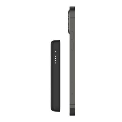 Акумулятор портативний літій-іонний Power Bank Belkin 2500мА·год, 7,5Вт, MagSafe, чорний Акумулятор портативний літій-іонний Power Bank Belkin 2500мА·год, 7,5Вт, MagSafe, чорний