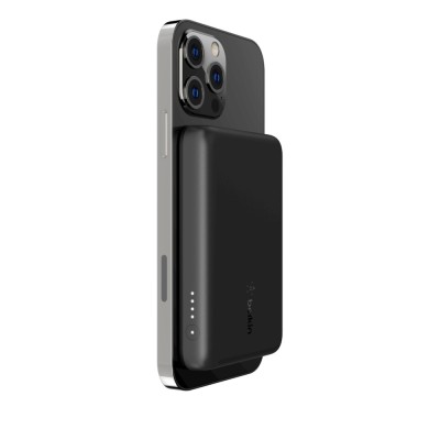 Акумулятор портативний літій-іонний Power Bank Belkin 2500мА·год, 7,5Вт, MagSafe, чорний Акумулятор портативний літій-іонний Power Bank Belkin 2500мА·год, 7,5Вт, MagSafe, чорний