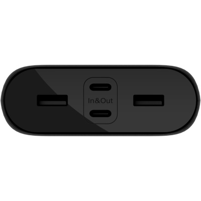 Акумулятор портативний літій-іонний Power Bank Belkin 26000мА·год, 32Вт, USB-A/USB-C PD PPS, чорний Акумулятор портативний літій-іонний Power Bank Belkin 26000мА·год, 32Вт, USB-A/USB-C PD PPS, чорний
