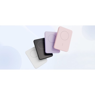 Акумулятор портативний літій-іонний Power Bank Belkin 5000мА·год, 7.5Вт, MagSafe, чорний Акумулятор портативний літій-іонний Power Bank Belkin 5000мА·год, 7.5Вт, MagSafe, чорний
