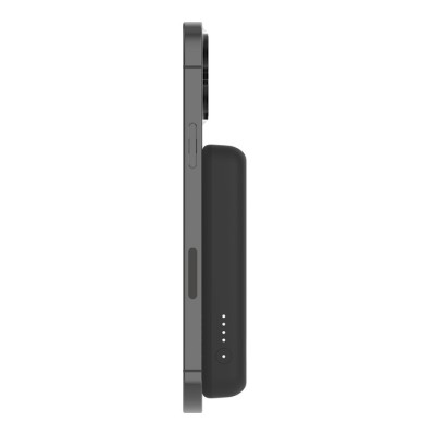 Акумулятор портативний літій-іонний Power Bank Belkin 5000мА·год, 7.5Вт, MagSafe, чорний Акумулятор портативний літій-іонний Power Bank Belkin 5000мА·год, 7.5Вт, MagSafe, чорний