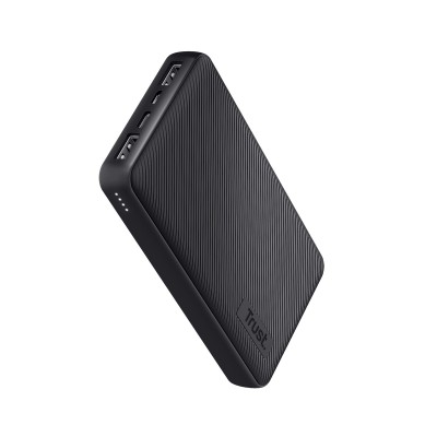 Акумулятор портативний літій-іонний power bank Trust Primo ECO, 15000мА·год, 2хUSB-A/USB-C, 15W, чорний Акумулятор портативний літій-іонний power bank Trust Primo ECO, 15000мА·год, 2хUSB-A/USB-C, 15W, чорний