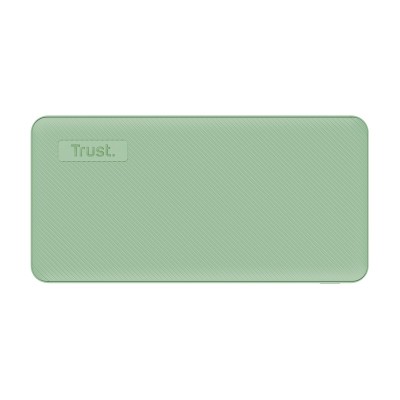 Акумулятор портативний літій-іонний power bank Trust Primo ECO, 20000мА·год, 2хUSB-A/USB-C, 15W, зелений Акумулятор портативний літій-іонний power bank Trust Primo ECO, 20000мА·год, 2хUSB-A/USB-C, 15W, зелений
