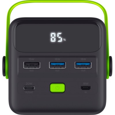 Акумулятор портативний літій-іонний power bank Trust Redoh XXL, 50000мА·год, 3хUSB-A/USB-C, 20W, чорний Акумулятор портативний літій-іонний power bank Trust Redoh XXL, 50000мА·год, 3хUSB-A/USB-C, 20W, чорний