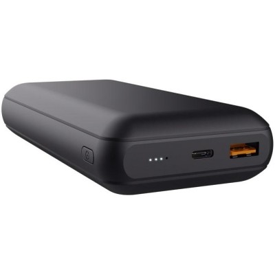 Акумулятор портативний літій-іонний power bank Trust Redoh, 20000мА·год, USB-A/2хUSB-C, 18W, QC 3.0, PD, чорний