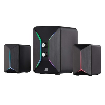 Акустична система 2E PCS301 RGB, 2.1, USB, Black (2E-PCS301BK) Акустична система 2E PCS301 RGB, 2.1, USB, Black (2E-PCS301BK)