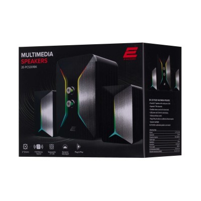 Акустична система 2E PCS301 RGB, 2.1, USB, Black (2E-PCS301BK) Акустична система 2E PCS301 RGB, 2.1, USB, Black (2E-PCS301BK)