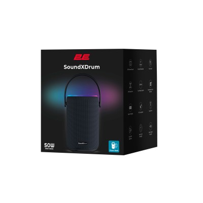 Акустична система 2E SoundXDrum TWS, Wireless, Waterproof Black (2E-BSSXDWBK) Акустична система 2E SoundXDrum TWS, Wireless, Waterproof Black (2E-BSSXDWBK)