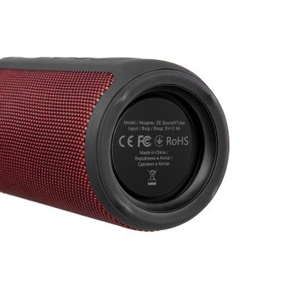 Акустична система 2E SoundXTube TWS, MP3, Wireless, Waterproof Red (2E-BSSXTWRD)