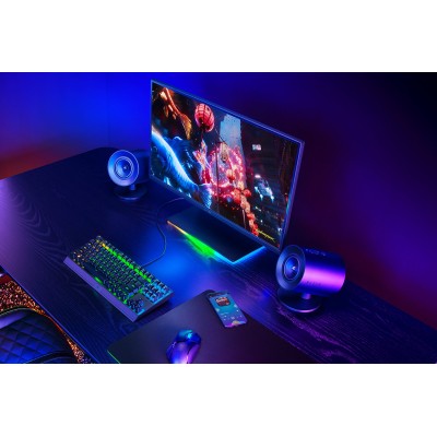 Акустична система Razer Nommo V2 X 2.0, USB, BT, чорний (RZ05-04760100-R3G1) Акустична система Razer Nommo V2 X 2.0, USB, BT, чорний (RZ05-04760100-R3G1)